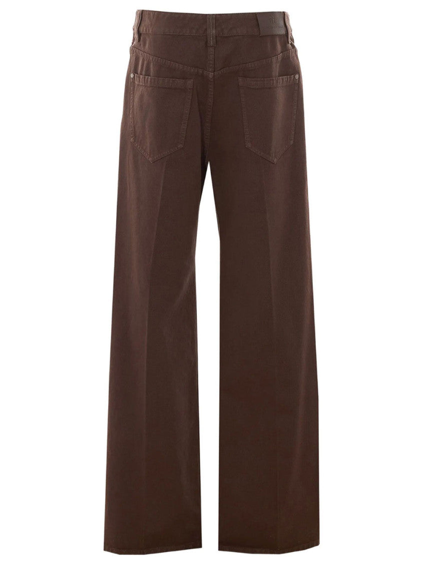 Dark Brown Regular Flat Front Pant 2