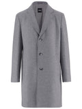 Grey Houndstooth Wool Coat 1