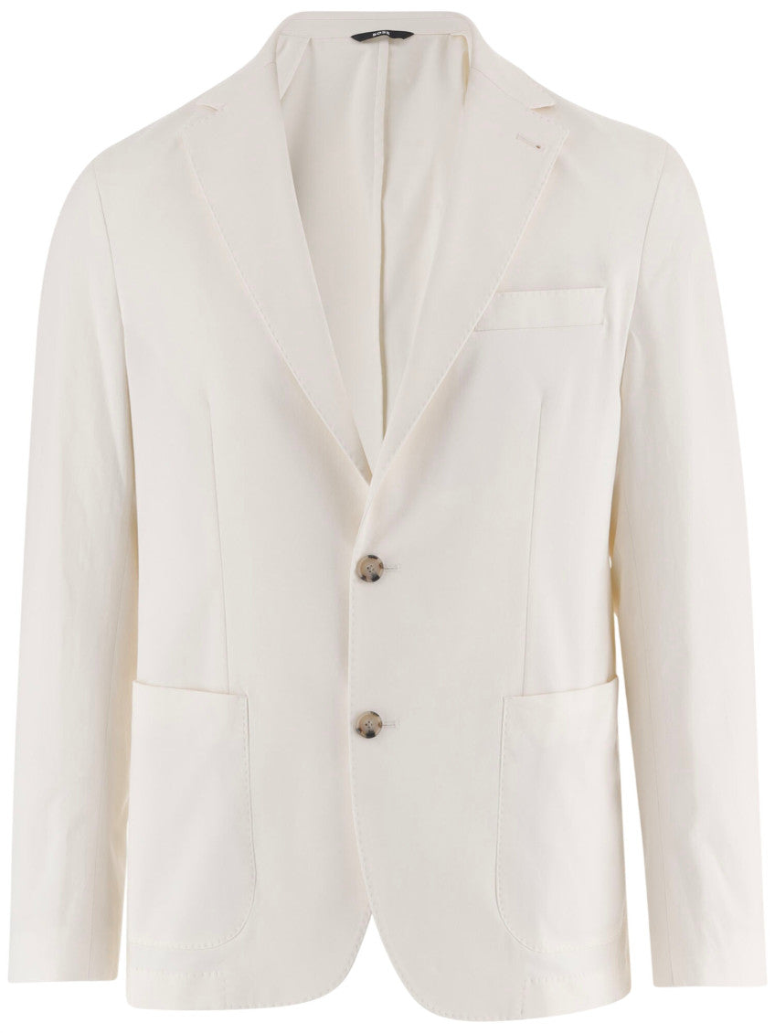 White Single Breasted Blazer 1