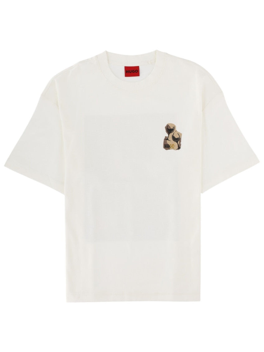White Crew Neck T-Shirt 1