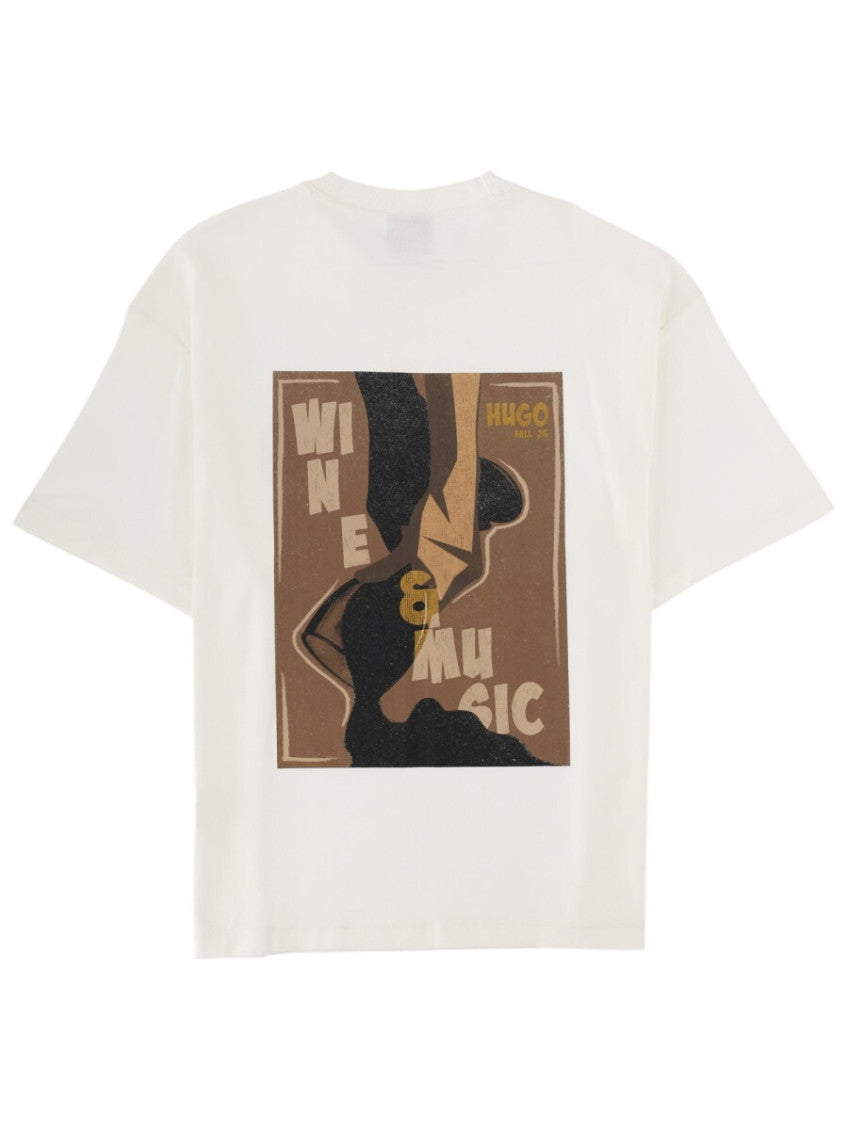 White Crew Neck T-Shirt 2