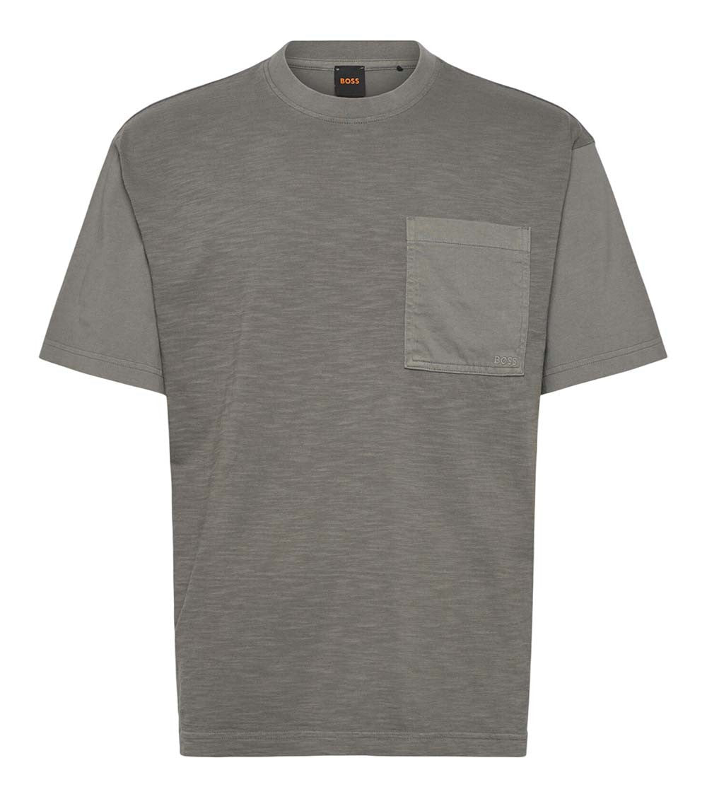 Dark Grey Crew Neck T-Shirt 1