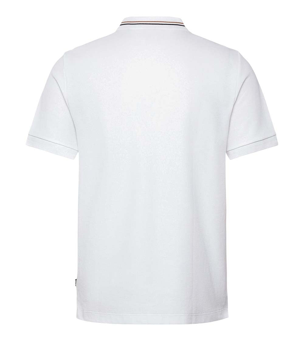 White Band Collar Polo 2
