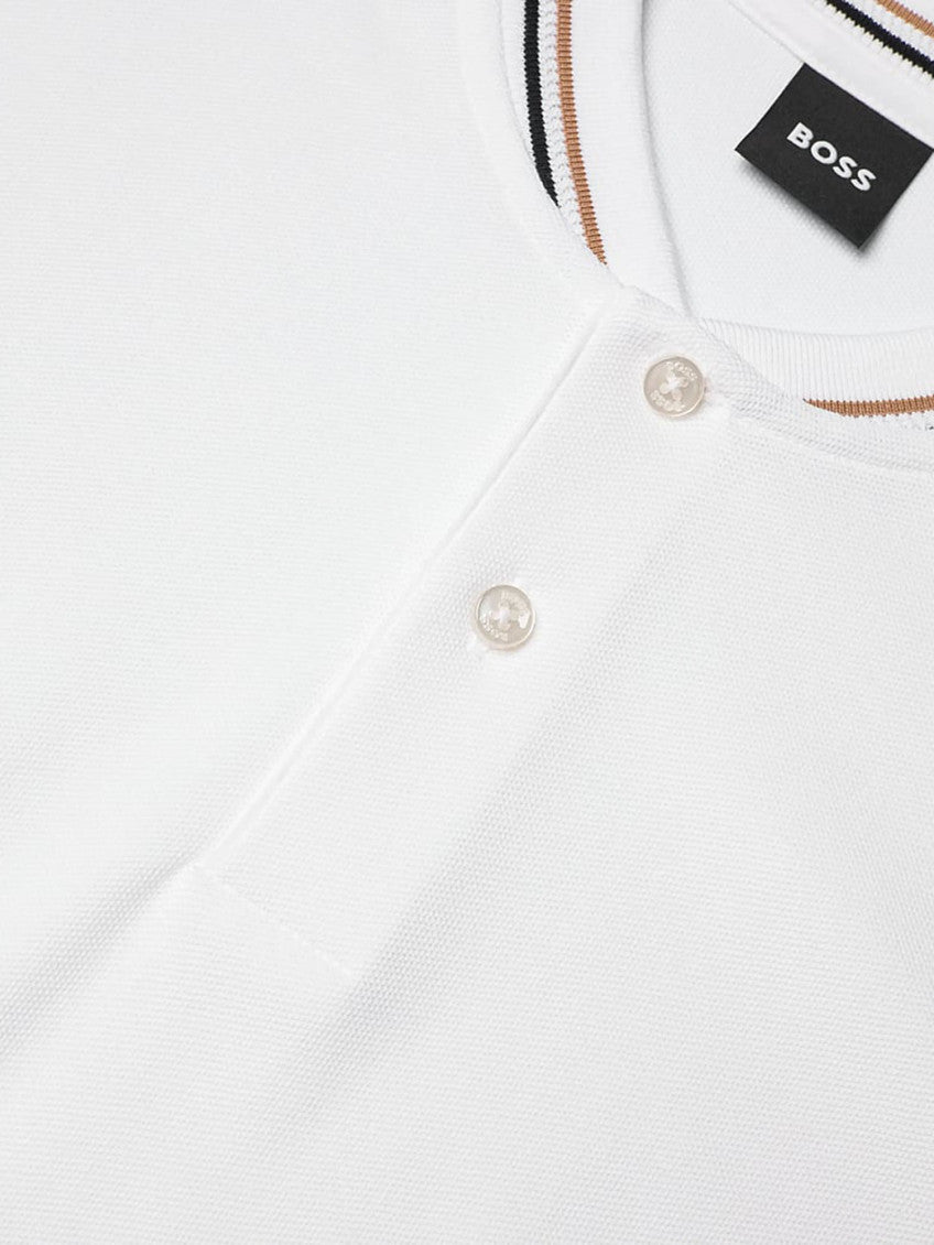 White Band Collar Polo 3