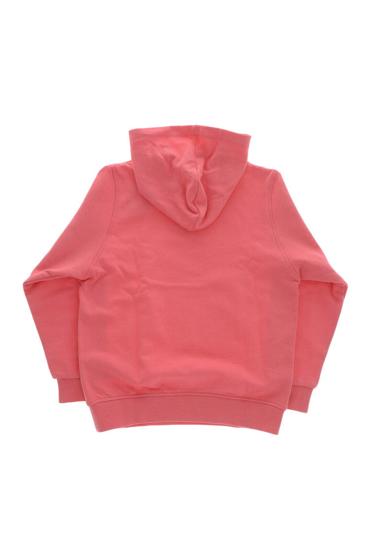 Girls Pink Cotton Hoodie 3