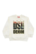 Boys White Crewneck Sweatshirt 1