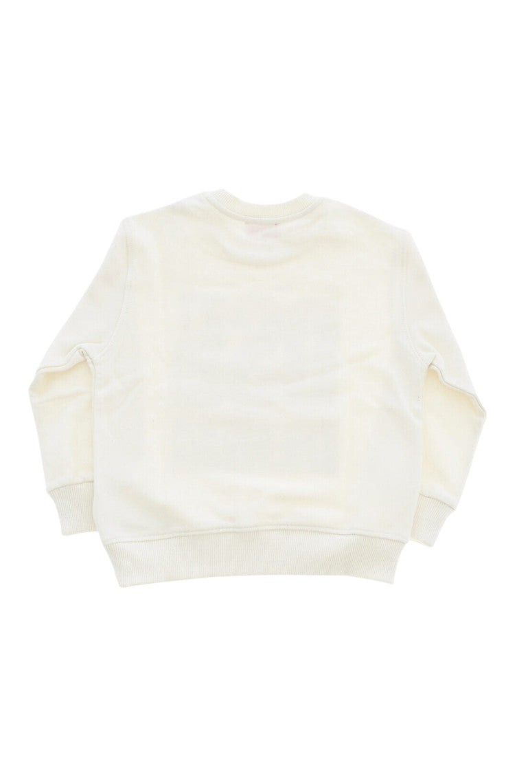 Boys White Crewneck Sweatshirt 3
