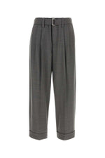 Grey Relaxed Pleated Pant 1