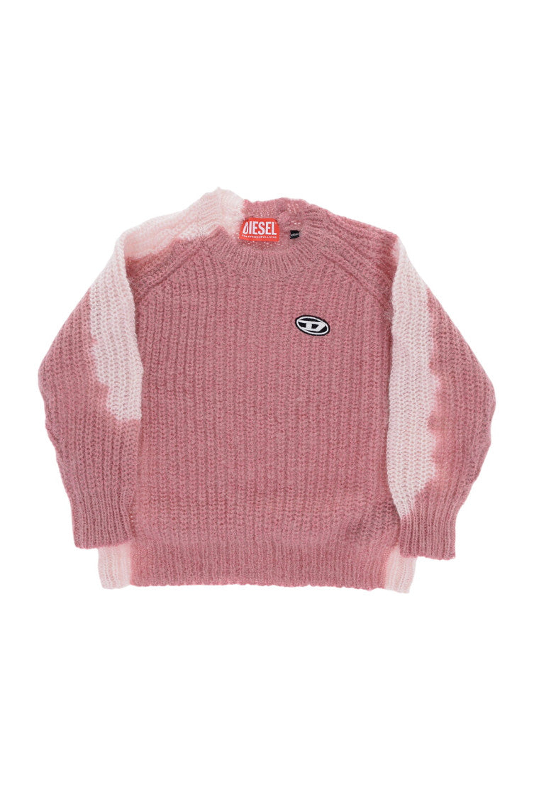 Pink Color Block Sweater 1