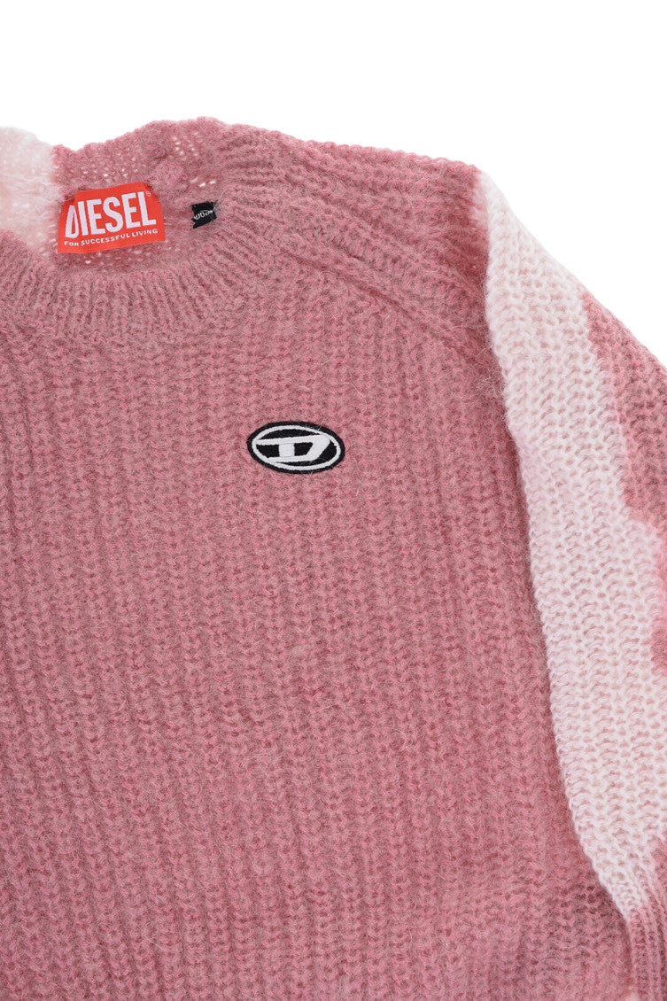Pink Color Block Sweater 2