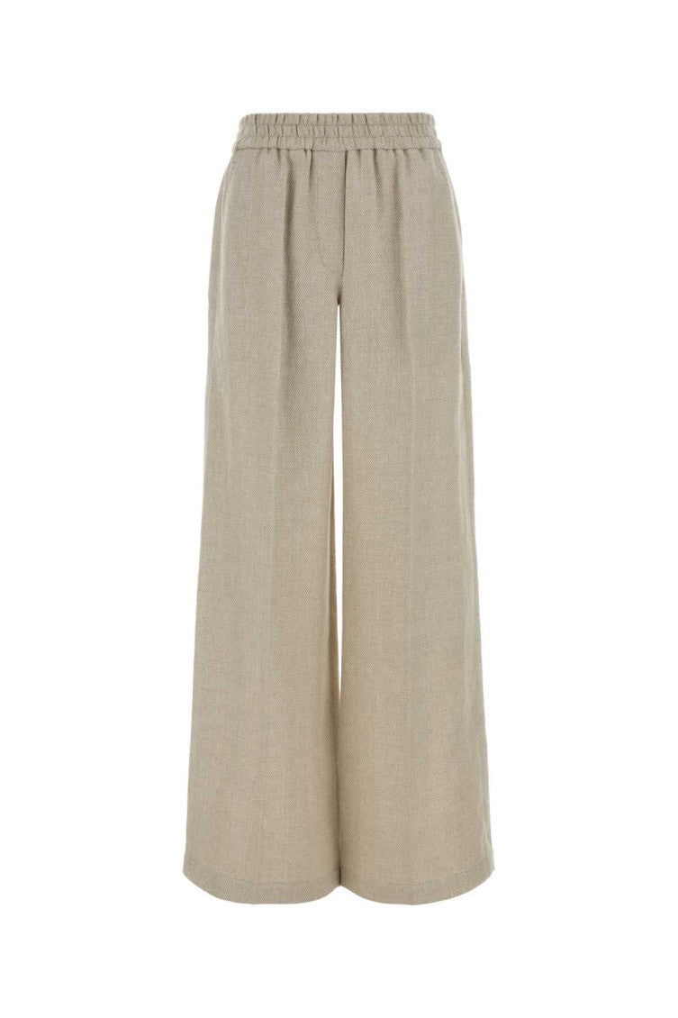 Light Grey Loose Elasticated Pant 1