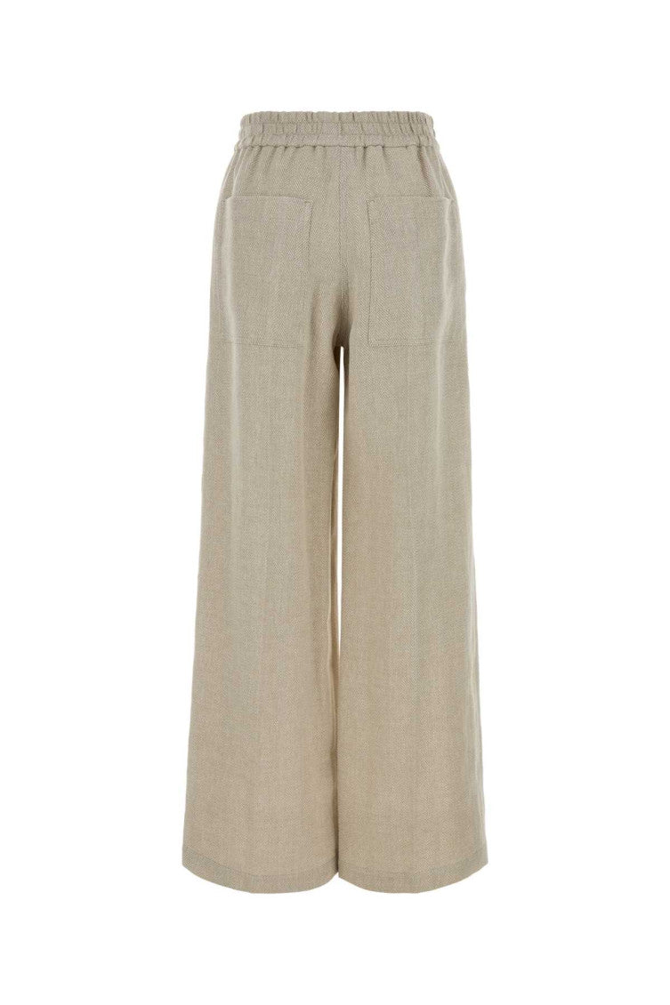 Light Grey Loose Elasticated Pant 2