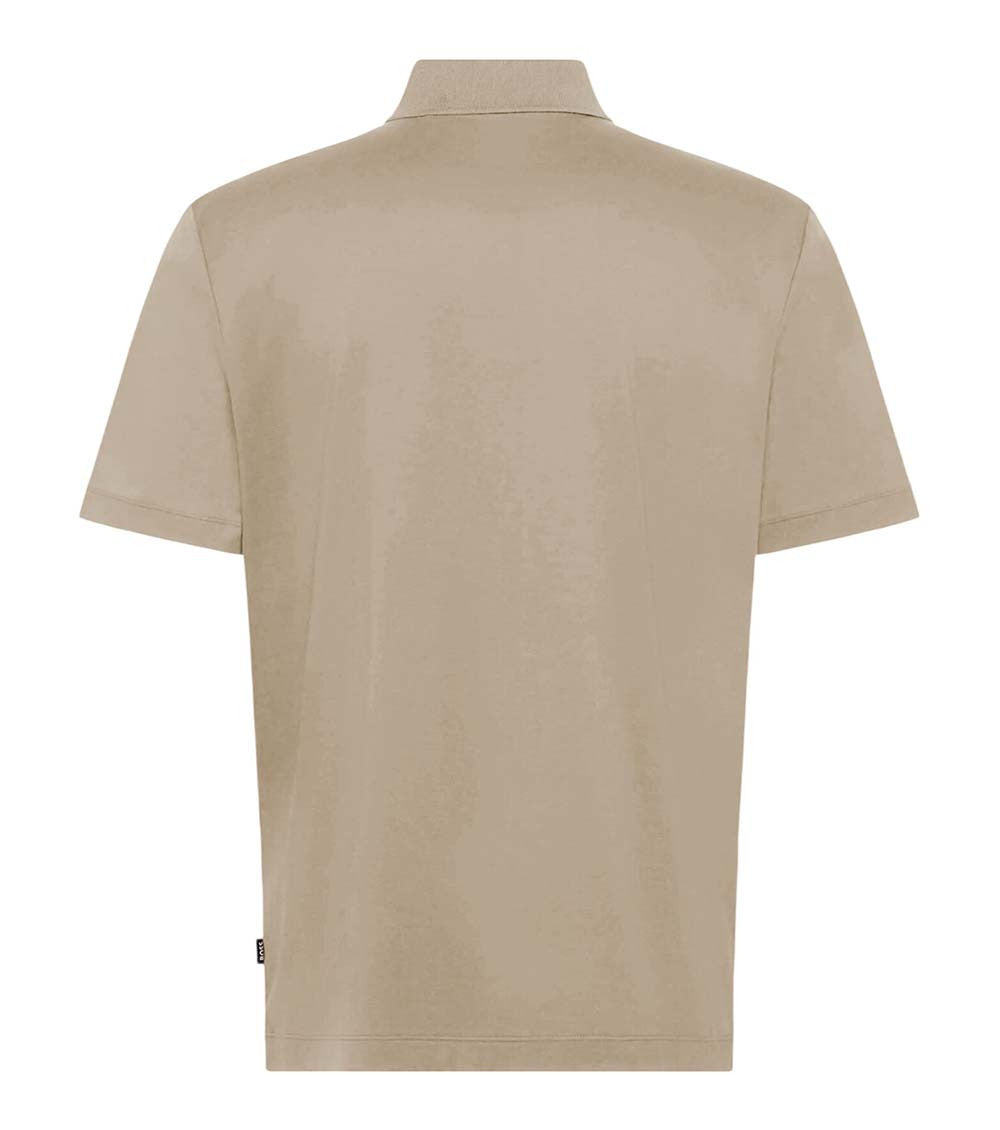 Beige Shirt Collar Polo 2