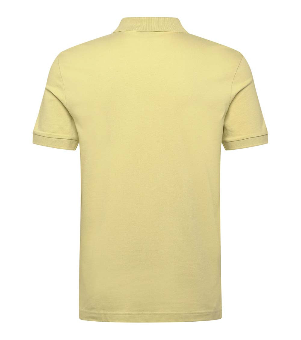 Yellow Slim Logo Polo 2