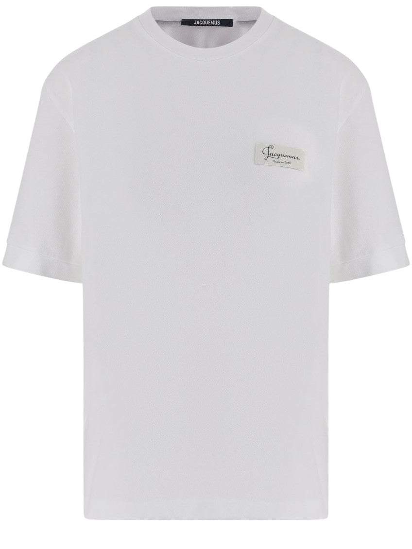 White Crew Neck T-Shirt 1