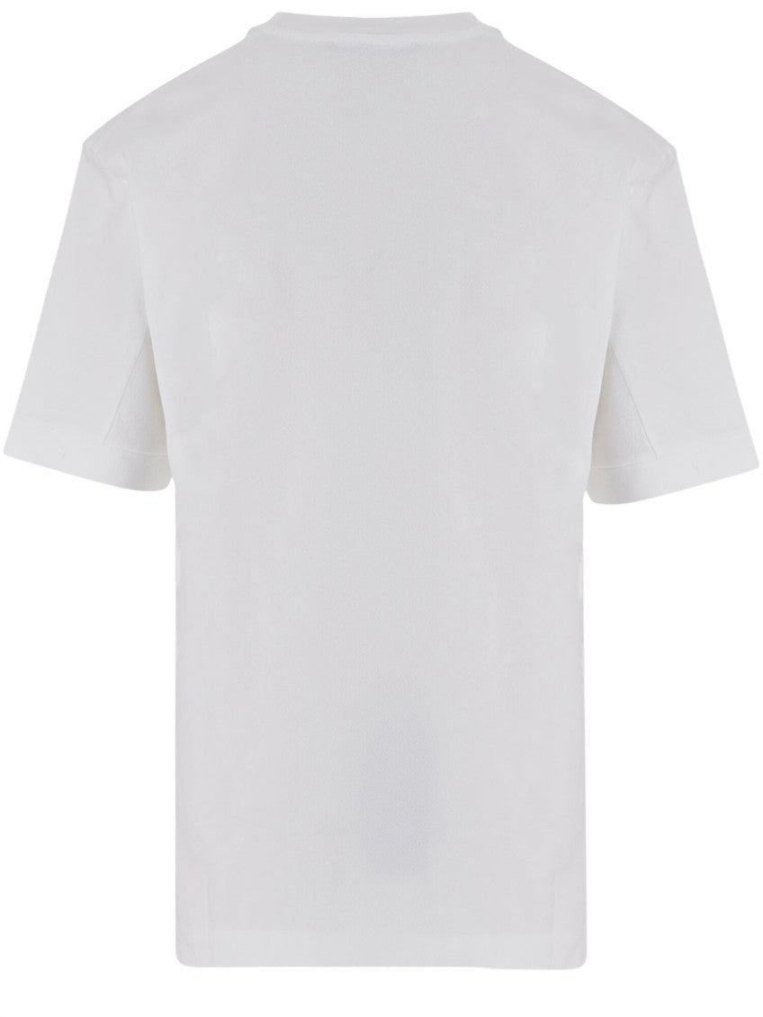 White Crew Neck T-Shirt 2