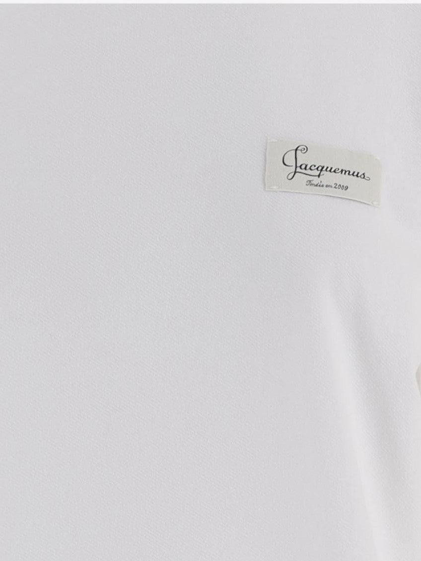 White Crew Neck T-Shirt 3