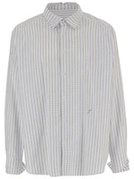 White Letro Striped Shirt 1