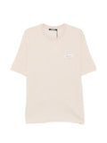 Beige Relaxed Logo T-Shirt 1