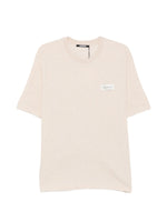 Beige Relaxed Logo T-Shirt 1