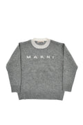 Kids Grey Crewneck Sweater 1