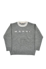 Kids Grey Crewneck Sweater 1