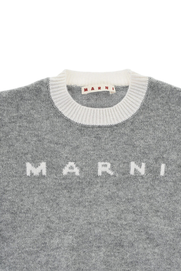 Kids Grey Crewneck Sweater 3
