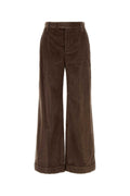 Brown Regular Flat Front Pant 1
