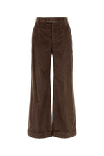 Brown Regular Flat Front Pant 1