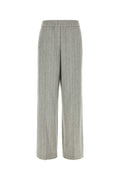 Grey Tailored Flat Front Pant 1