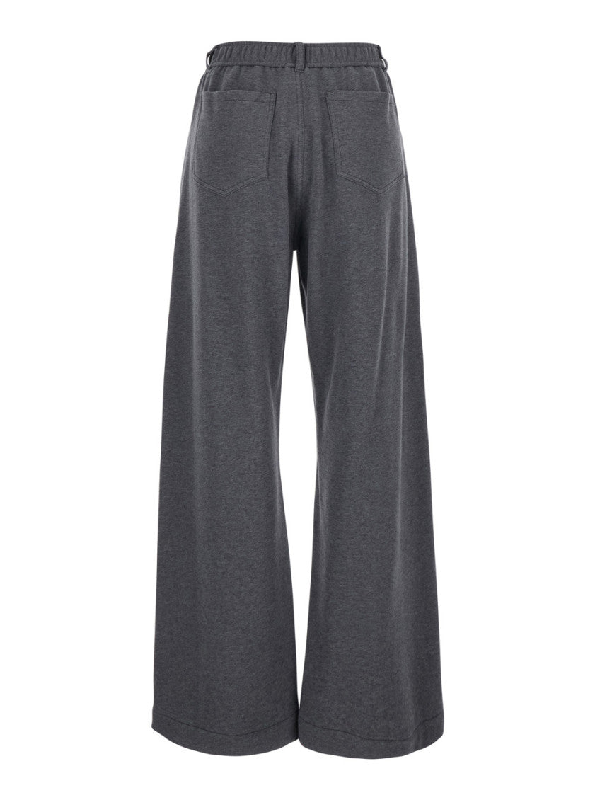 Grey Relaxed Elasticated Pants 2