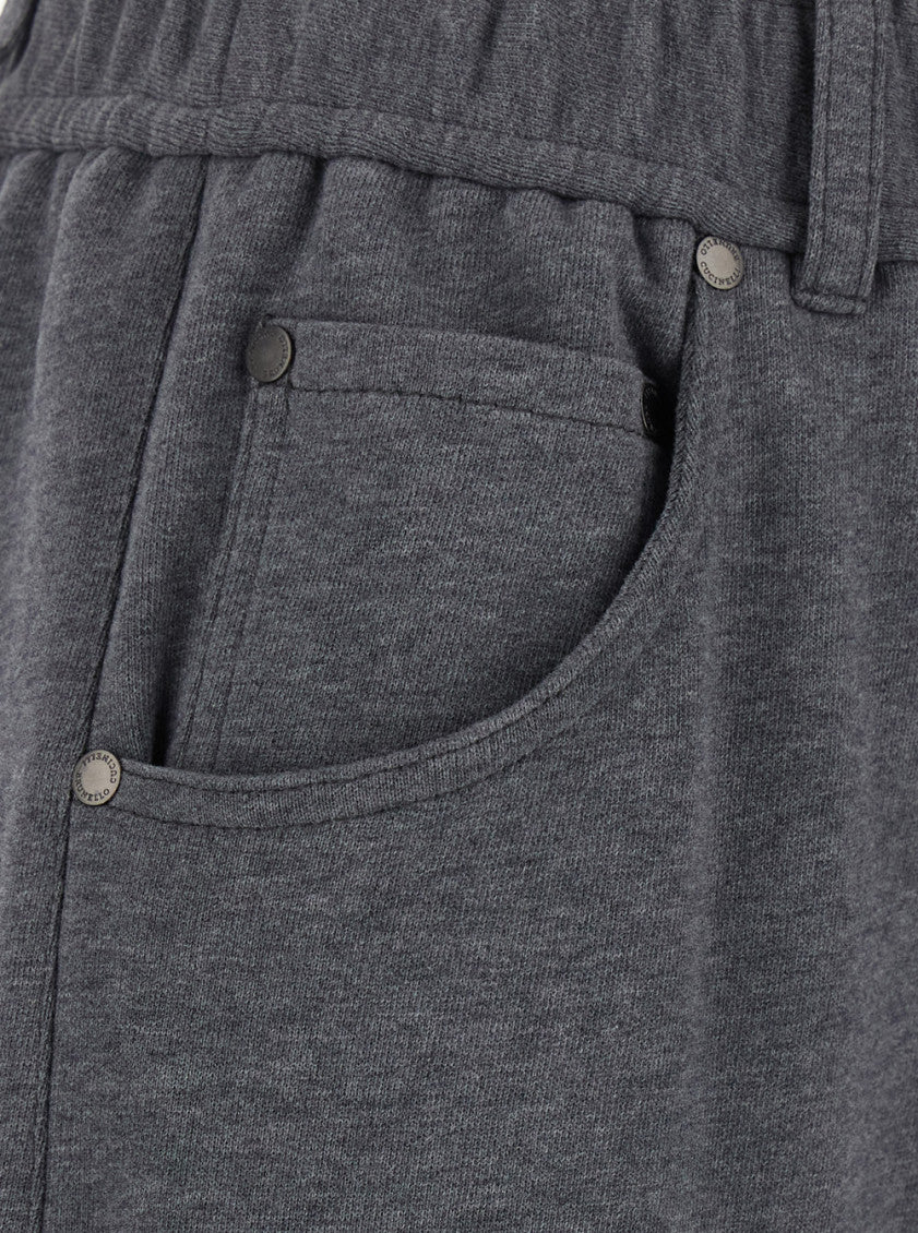 Grey Relaxed Elasticated Pants 3