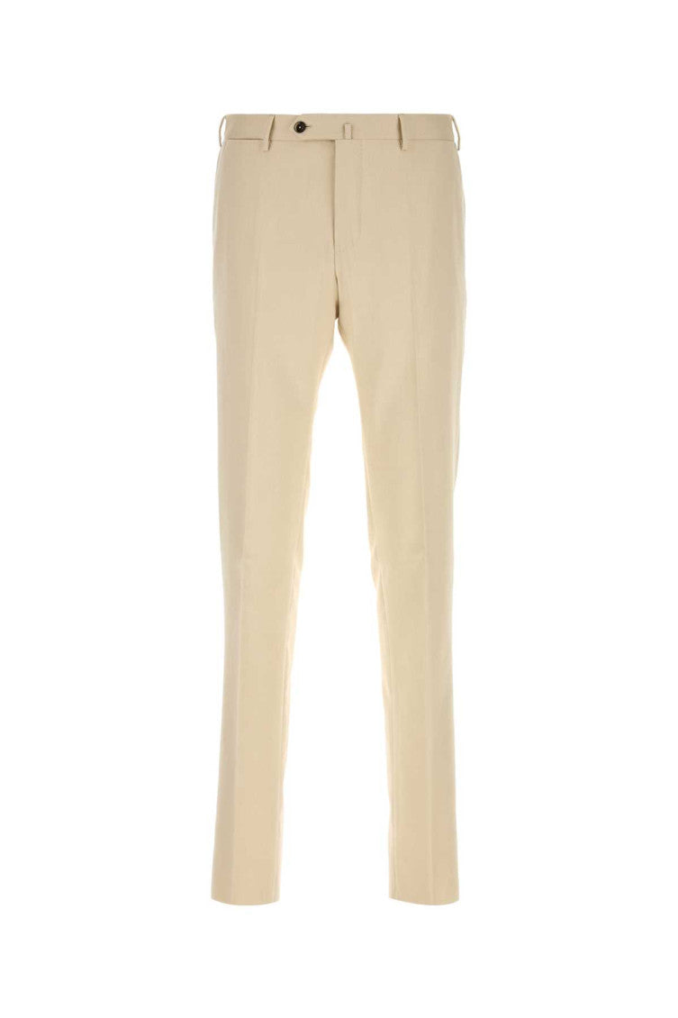 Beige Flat Front Pant 1