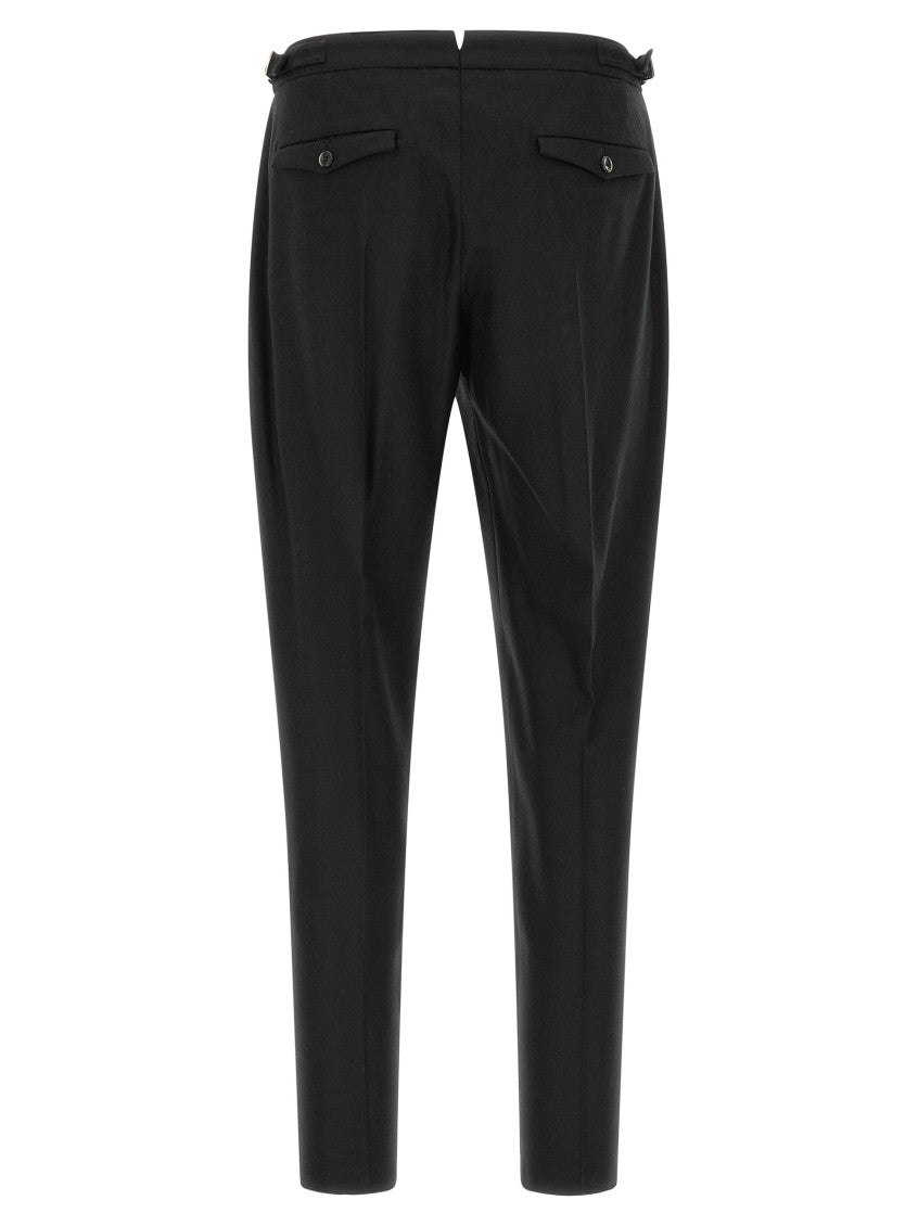 Black Flat Front Pants 2