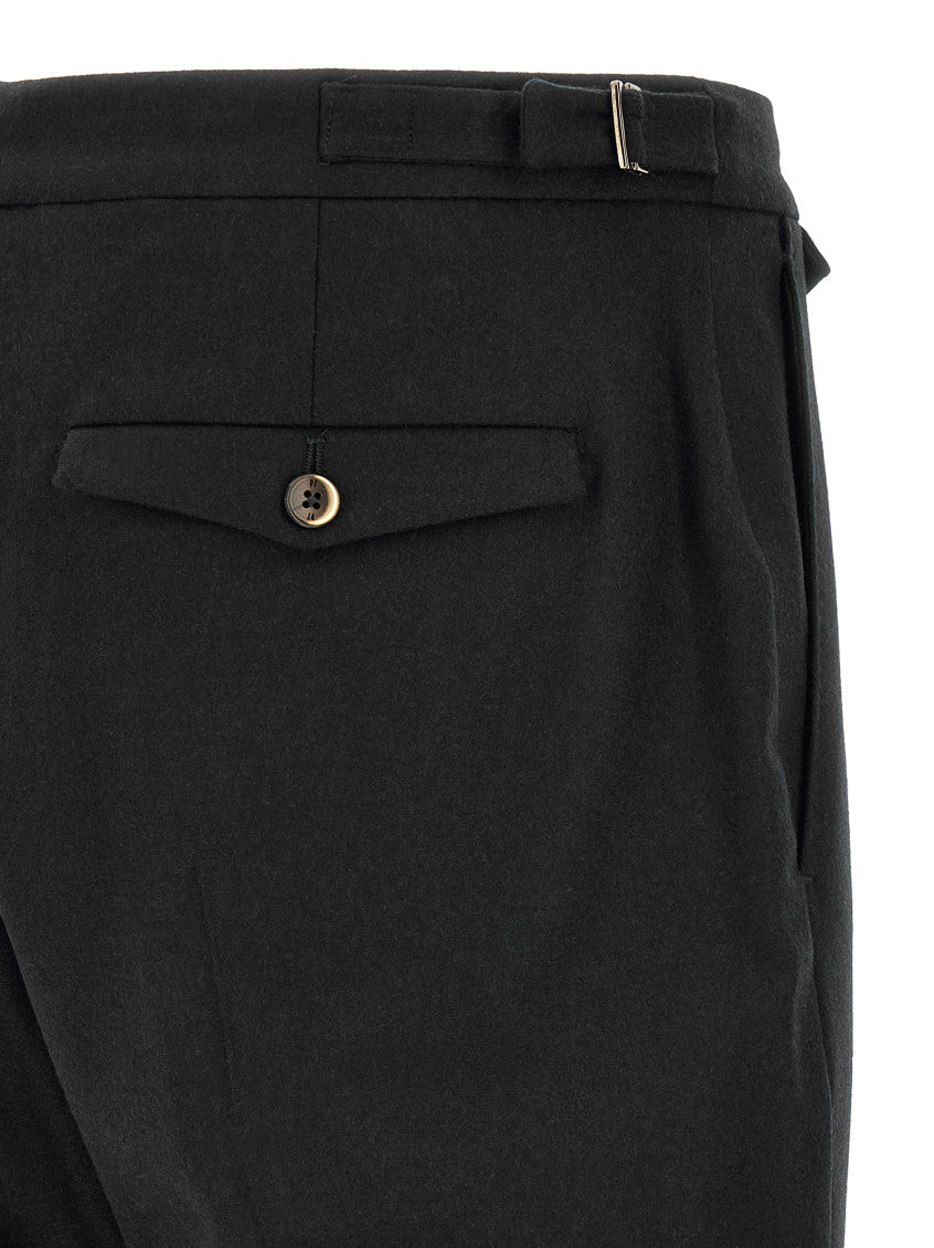 Black Flat Front Pants 4