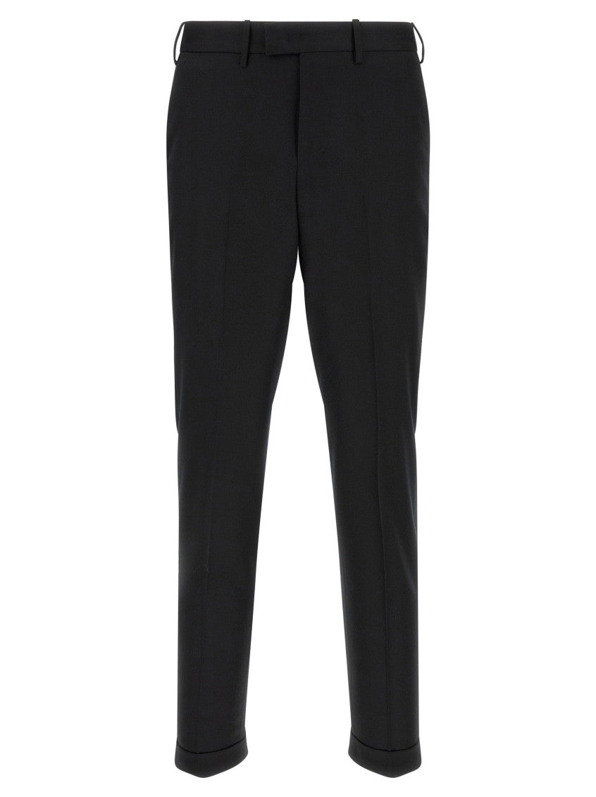 Black Flat Front Pants 1