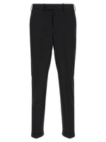 Black Flat Front Pants 1