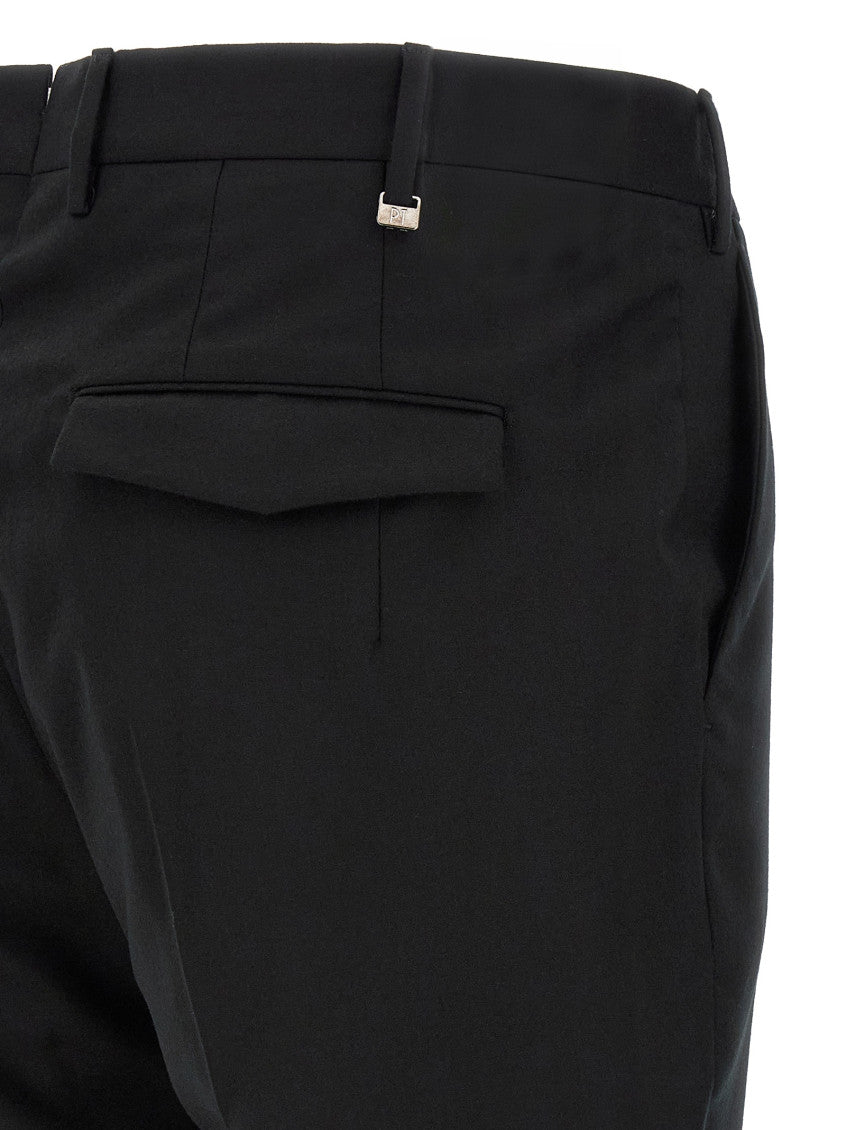 Black Flat Front Pants 4