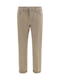 Beige Mid Rise Jeans 1