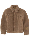 Girls Brown Teddy Bear Jacket 1