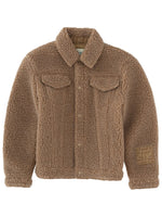 Girls Brown Teddy Bear Jacket 1