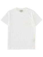 Girls White Crewneck T-Shirt 1