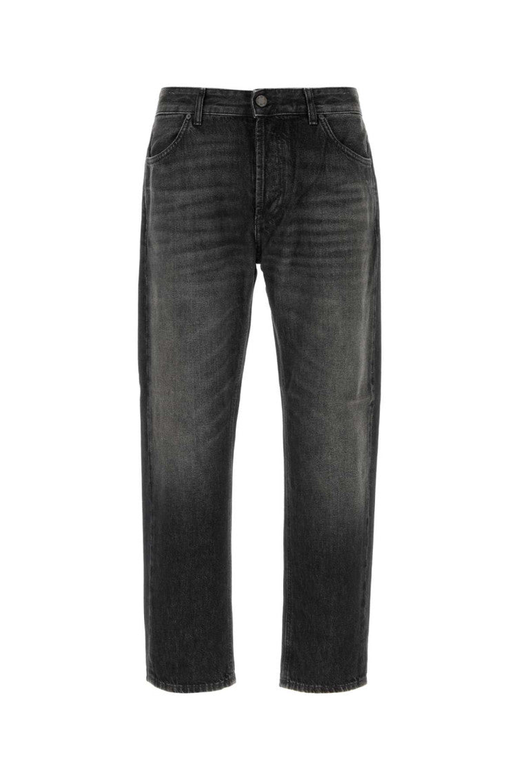 Black Mid Rise Jeans 1