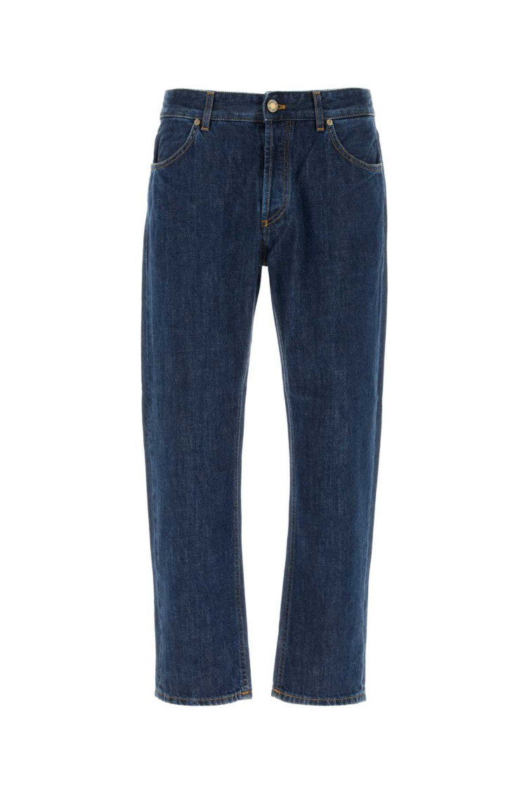 Blue Mid Rise Jeans 1