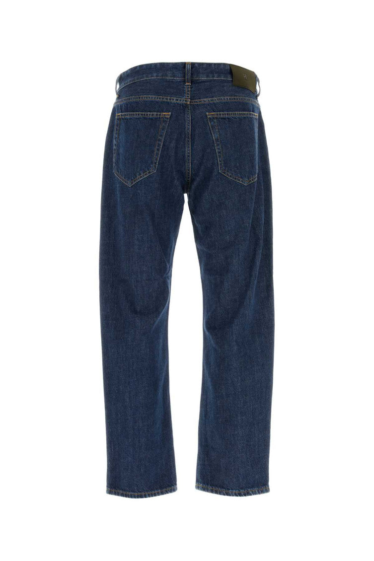 Blue Mid Rise Jeans 2
