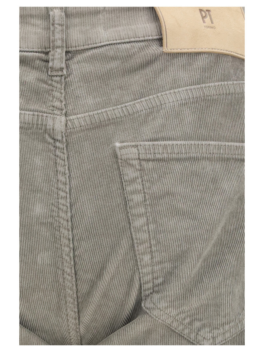 Taupe Straight Corduroy Jeans 3