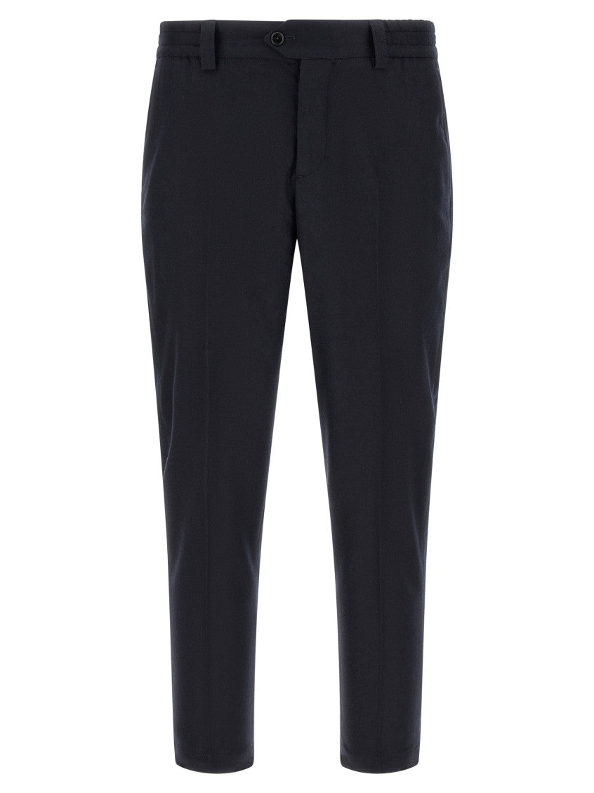 Black Flat Front Pants 1