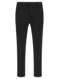 Black Flat Front Trousers 1