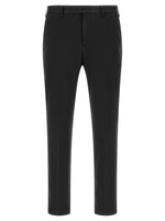 Black Flat Front Trousers 1