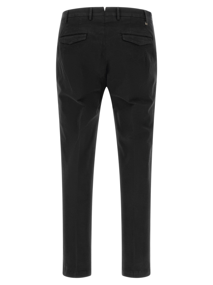 Black Flat Front Trousers 2